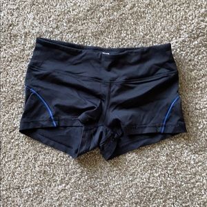 Black athletic shorts